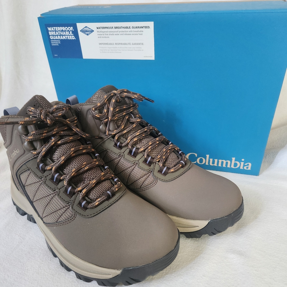 Columbia Womens Transverse Waterproof Hiking Boots - Brown Size 8